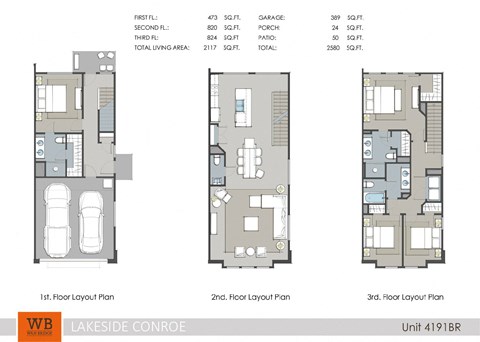 a floor plan of lakeside condominium